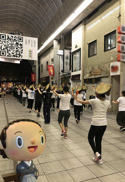 2017年 四国銀行よさこい踊り子隊 練習