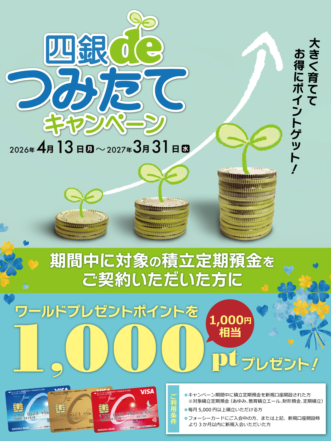 四銀deつみたてキャンペーン