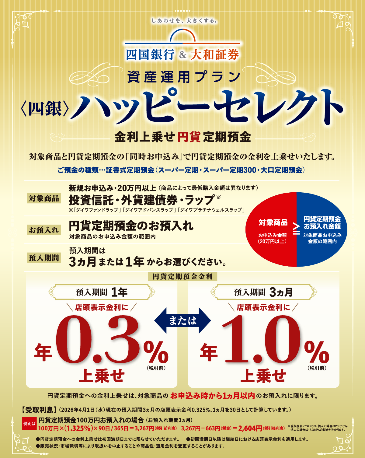 〈四銀〉ハッピーセレクト