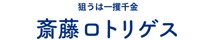 狙うは一攫千金 斎藤ロトリゲス