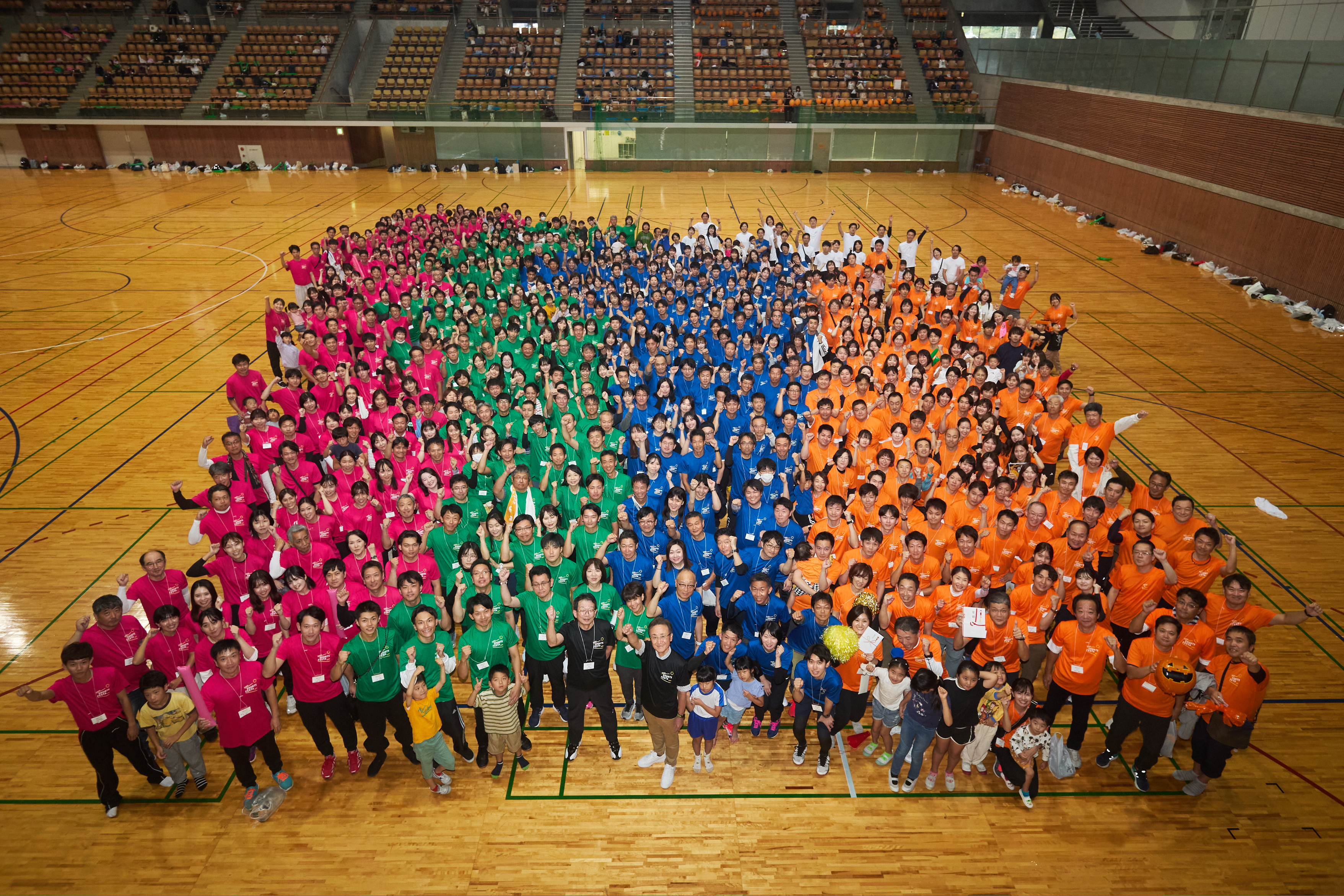 スポーツフェスタでの集合写真