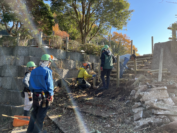 第2回県立のいち総合公園里山保全整備活動の実施