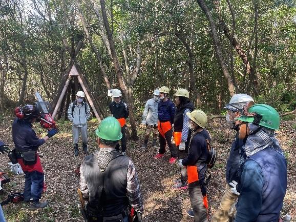 第5回県立のいち総合公園里山保全整備活動の実施