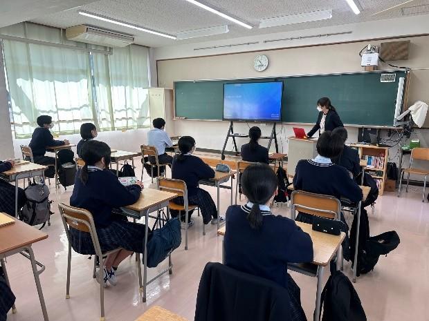 高知県立嶺北高等学校での出前授業を実施