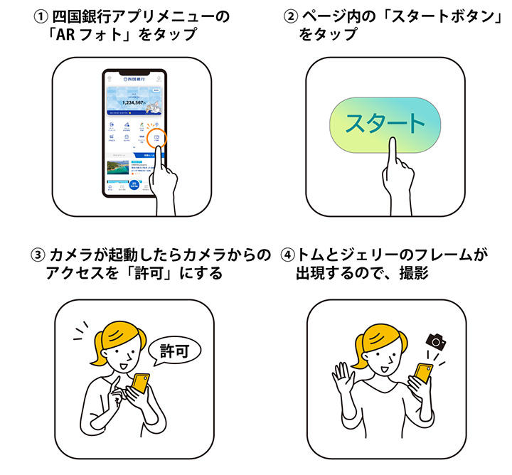 トムとジェリーと一緒に写真を撮ろう！クリスマス・お正月を彩るAR(拡張現実)フォトフレーム