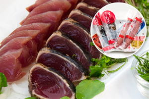 一本釣りわら焼鰹たたき