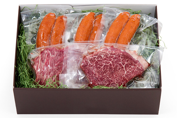 土佐あかうしステーキ&ソーセージセット