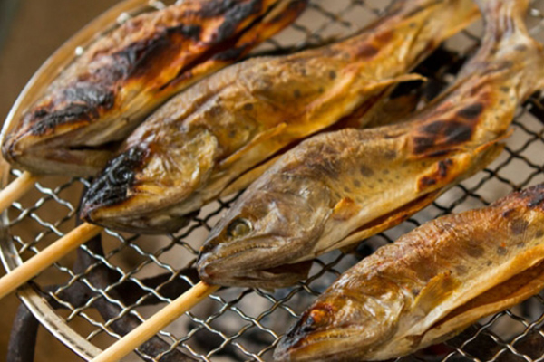 あめごの塩焼き